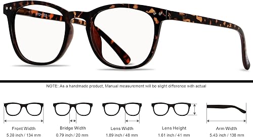 Miniatura 5 de Andwood - Gafas con luz azul de bloqueo para mujeres y hombres, para la computadora, marco para cara pequeña, para adolescentes, con bloqueador