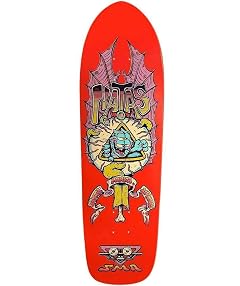 Santa Monica Airlines Natas Burrito Breath 9 Red Skateboard Deck