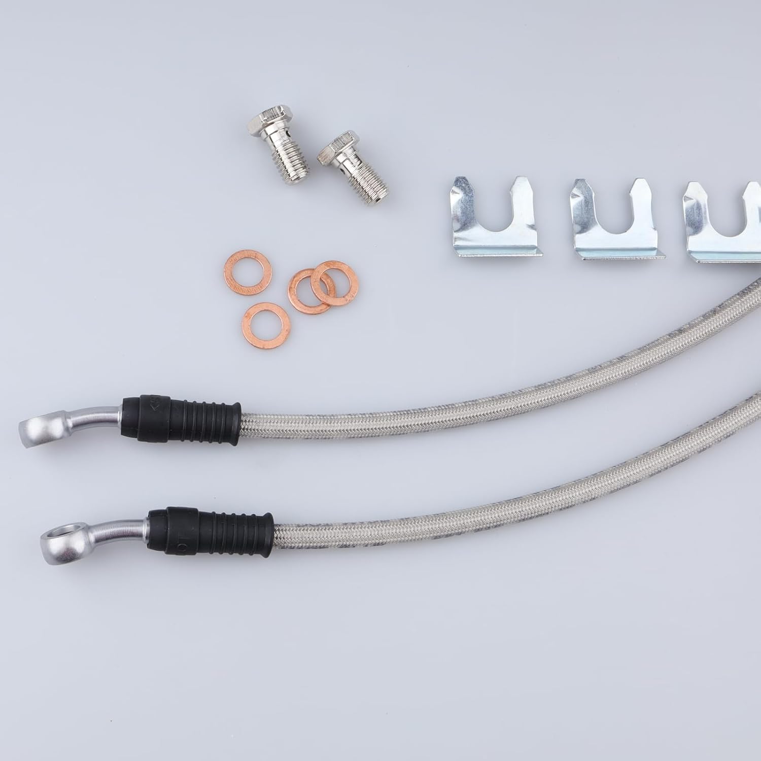 AC PERFORMANCE Universal Rear Brake Hose for Buick, Cadillac, Chevrolet, Oldsmobile, Pontiac, FHK09S