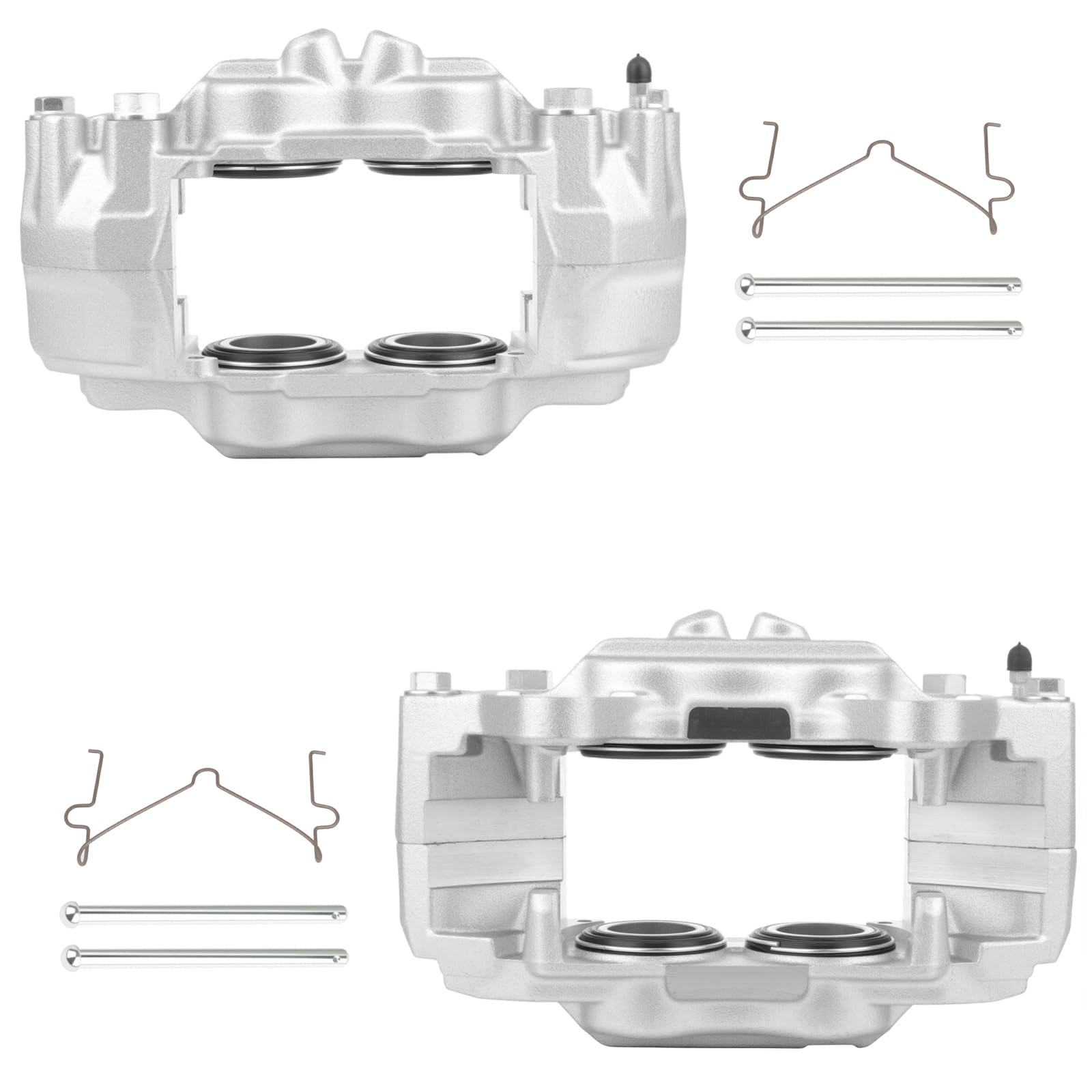 SCITOO Front Left+Right Brake Calipers Without Bracket 19-2984 19-2985 Compatible For Toyota 4Runner 2003-2009 For Toyota Tacoma 2005-2017