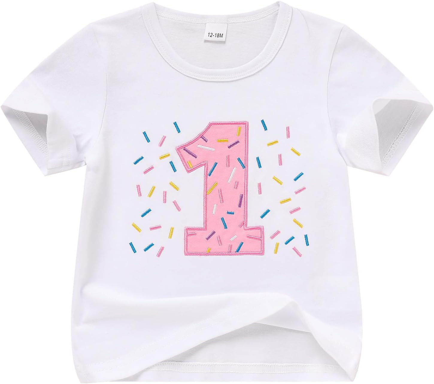 Baby Girl 1st Birthday Shirt,First Birthday Outfit Girl – One Year Old Short Sleeve Tee