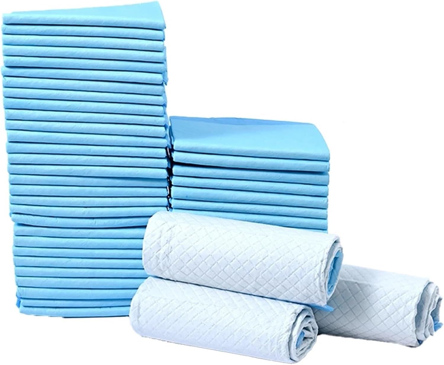 Genérico 100/50/40/20PCS Absorbent Dogs Diapers Puppy Pee Pads Dry Clean Cushion Dog Supplies Pañales para Perros(S-100)