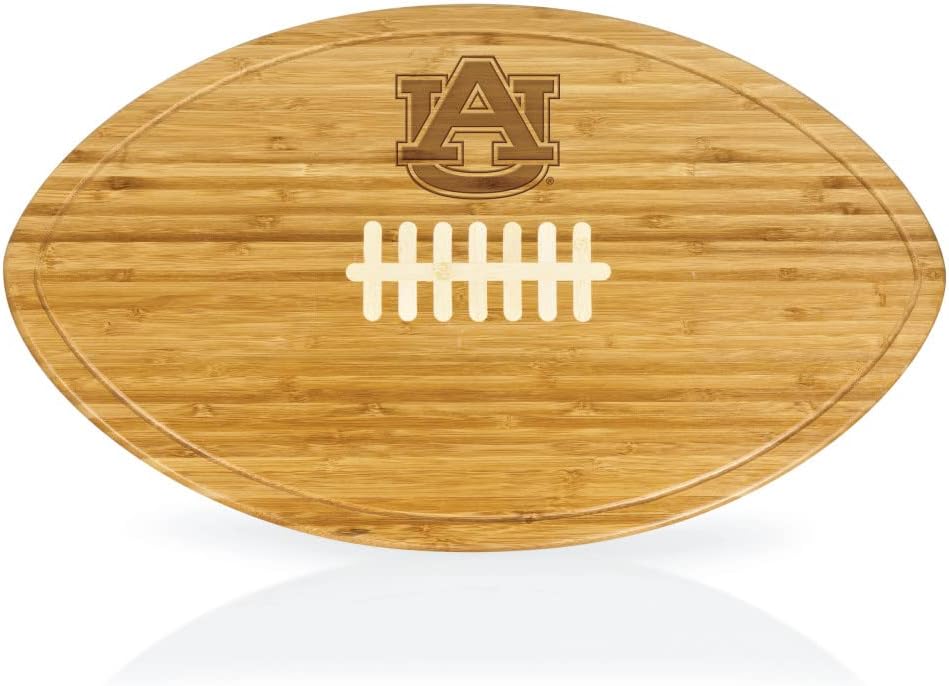 PICNIC TIME NCAA Football Cheese Board - Novelty Charcuterie Board - Serving Platter, Cheese Boards Charcuterie Boards, Wood Cutting Board, (Bamboo)
