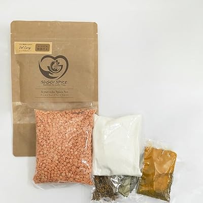 SUGOI SPICE 本格スパイスセット 簡単に作れるスリランカカレー レンズ豆カレー 5人前（レシピ付き）