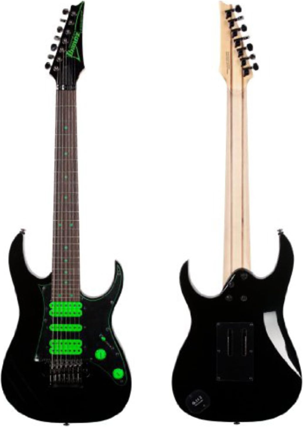 ギター Ibanez universe uv-7 BK Ibanez Premium Steve Vai Universe 7 - Guitarra elétrica com cordas