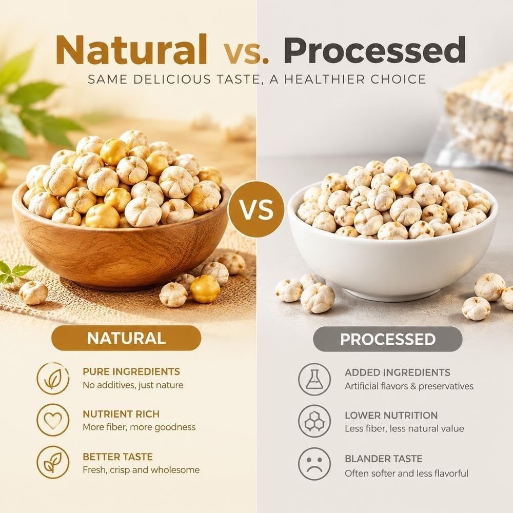 Snack Crujiente de Garbanzos Asados ​​500 g