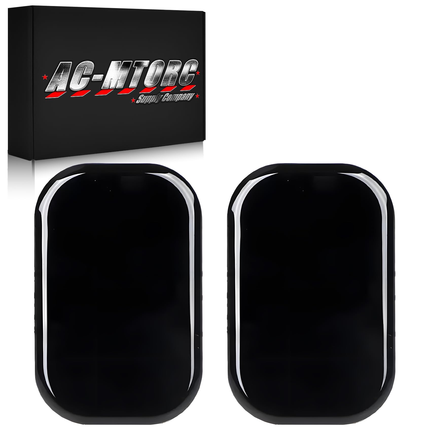 Black Motorcycle Antenna Hole Cover for Harley Touring Street Glide FLHX 2006-2023, Road Glide FLTRI 2010-2023, Road King Special 2017-2023（Front-to-Front）