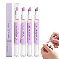 Vista 8 de Bolígrafo de aceite para cutículas 3 en 1 para uñas, bolígrafo de aceite para cutículas, empujador de cutículas, con punta de cerámica, hidrata, 2