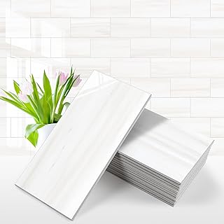 Vamos Tile 100-Piece Glossy Dolomite White