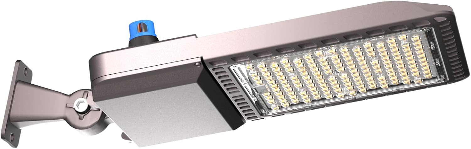 Lightdot 240W LED Parking Lot Light 33600LM 5000K Street LED Pole Lights Outdoor with Slipfitter Mount, IP65 Parking Lot Lights Commercial with Photocall for 30-45Ft Pole