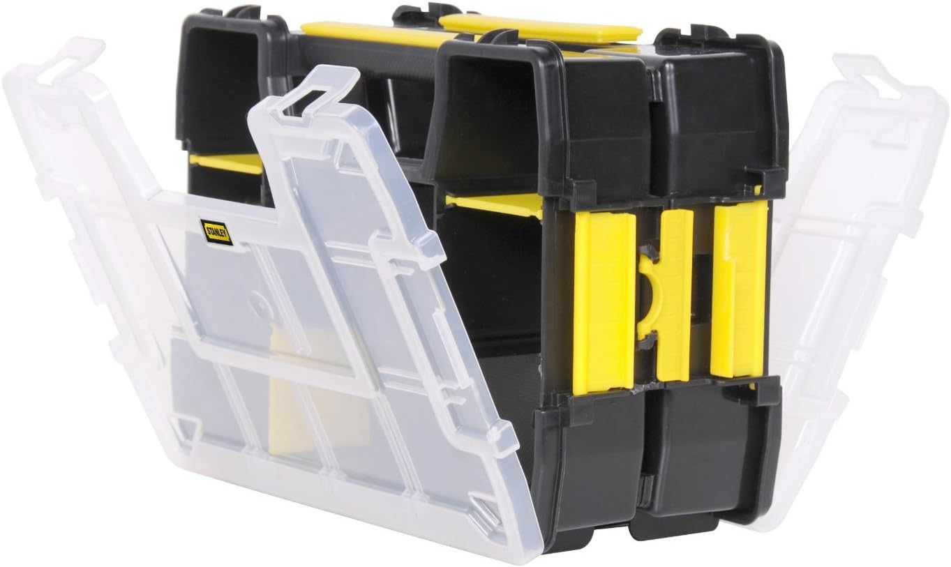 Sortmaster Lite Organizer 11.5" Lx2.5" Wx8.5" H Black Yellow Clear (2 Pack)