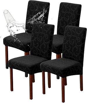 Waterproof Dining Room Chair Covers, Stretch Parsons Chair Slipcovers