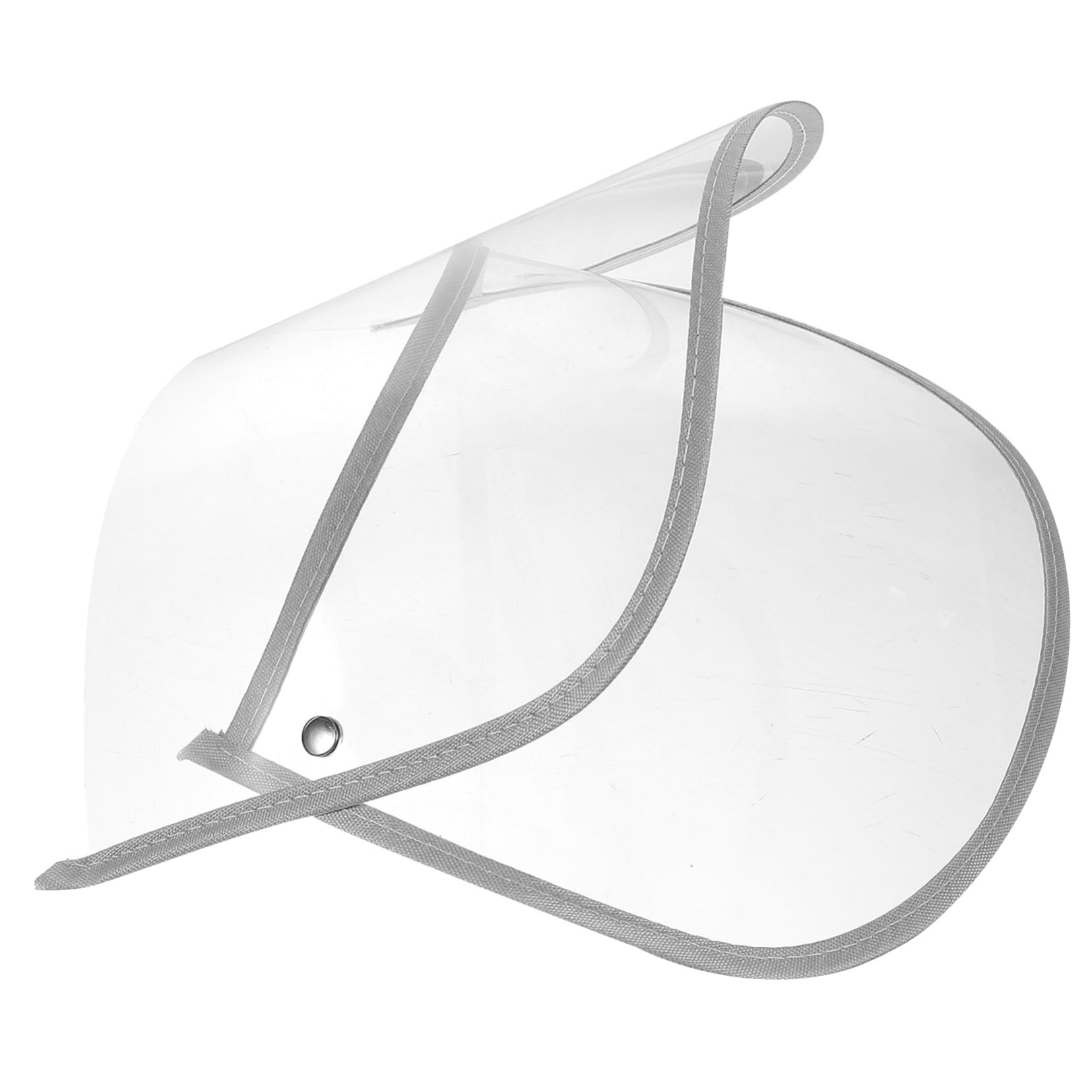 minkissy Raincoat Hat Brim Waterproof Rain Poncho Accessory for Face Protection