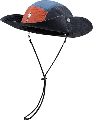 Miniatura 3 de Clakllie Sombreros de pesca impermeables de secado rápido sombrero de caza de ala ancha Bush Jungle Sun Cap para acampar senderismo sombrero de cubo