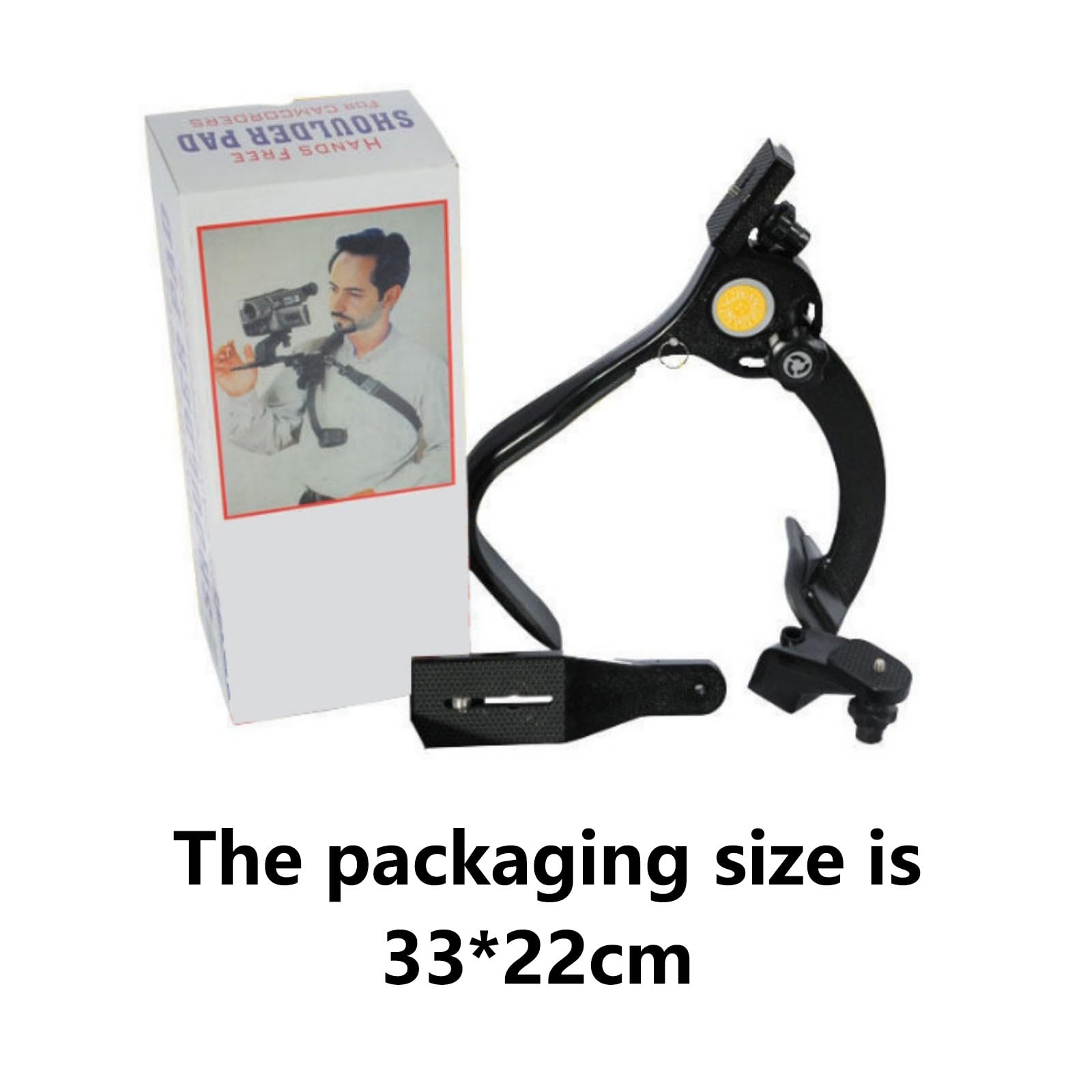 Stabilizzatore per spalla per fotocamera, stabilizzatore fotografico per fotocamere, videocamere, può contenere a 6 kg, Smiple da installare per fotografi, stabilizzatore per fotocamera,