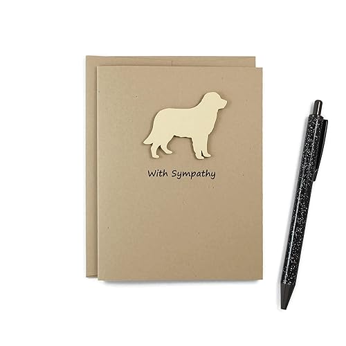 Miniatura 10 de Cat Sympathy Card  Black Cat Single Note Card  Kraft Brown with envelope  Pet Condolences