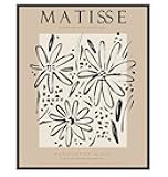 Matisse Wall Art & Decor Poster - 8x10 Matisse Print - Aesthetic Pictures - Abstract Art - Minimalist Wall Artwork - Gallery Wall Picture - Mid Century Modern Decor - Museum Poster - Henri Matisse