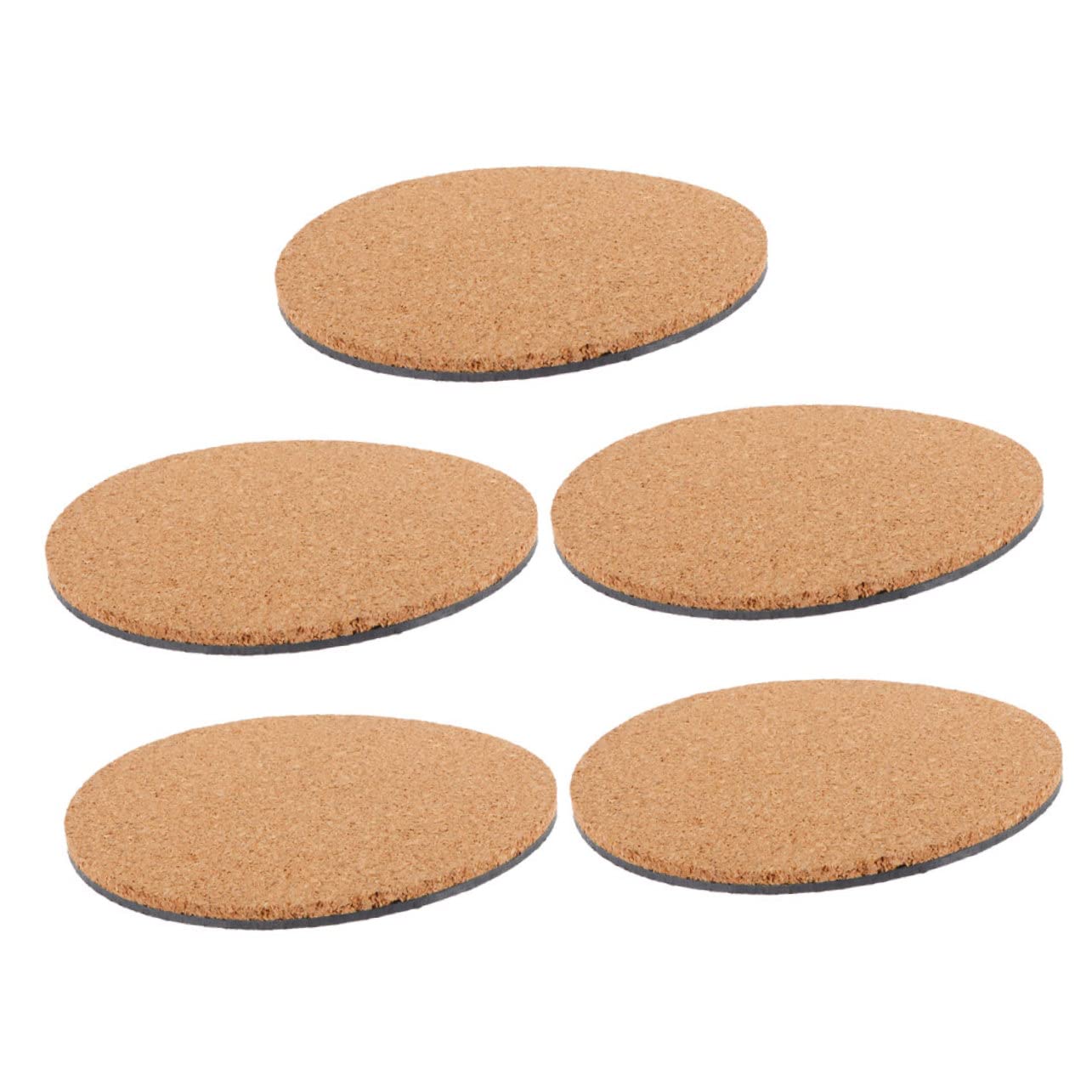 Rond liège naturel pour petits pots de fleurs protège surfaces Toyvian