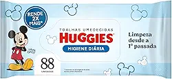 Huggies Lenços Umedecidos Higiene Diária Rendem 2x Mais 88 Un