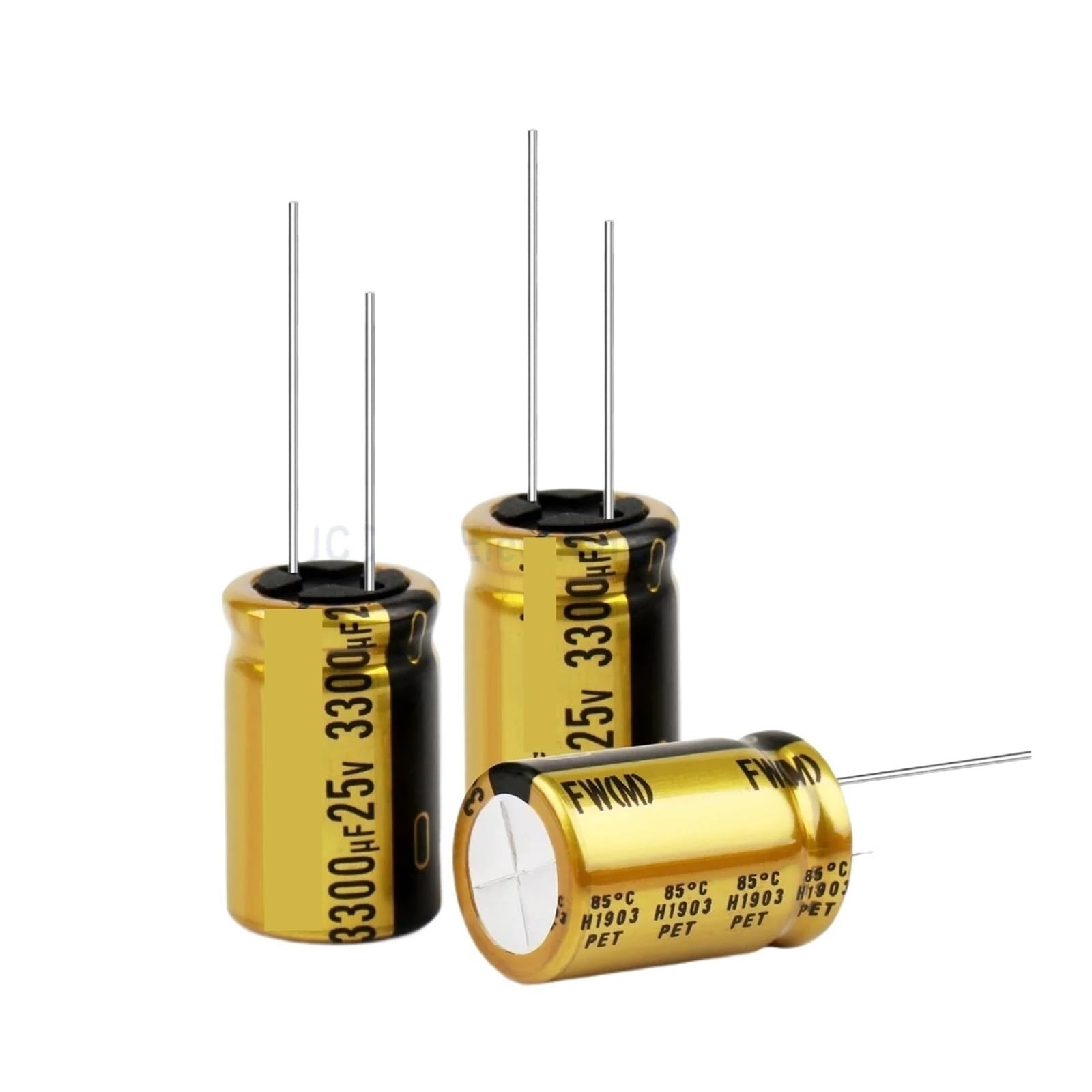 2 sztuki kondensatorów elektrolitycznych audio do wzmacniacza audio Hi-Fi 25V47UF 35V1000UF 50V22UF 63V47UF FW seria kondensatorów audio (rozmiar: 35V4700UF 18x35.5)