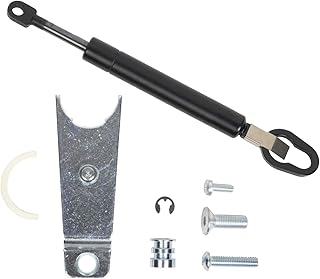 Strongarm GL2006 ProGlide Tailgate Assist Damper, Lift Support with Assembly Kit, Black, One Size