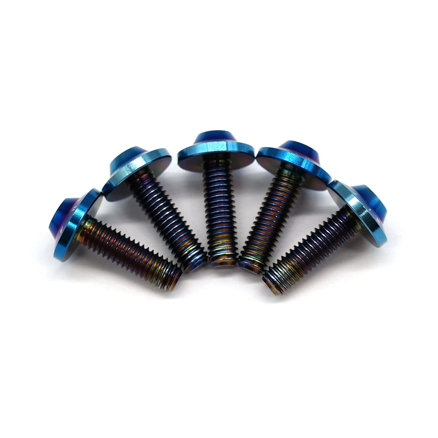 Rear Brake Disc Rotor Mounting Bolts for BMW HP4 1000 13-15 Race 12-15, M1000RR 2021, S1000R 14-21, S1000R Naked 14-21, S1000RR 2009-2018 ABS 09-21 Titanium Tapered Torx Screws M6x20 5 Pcs