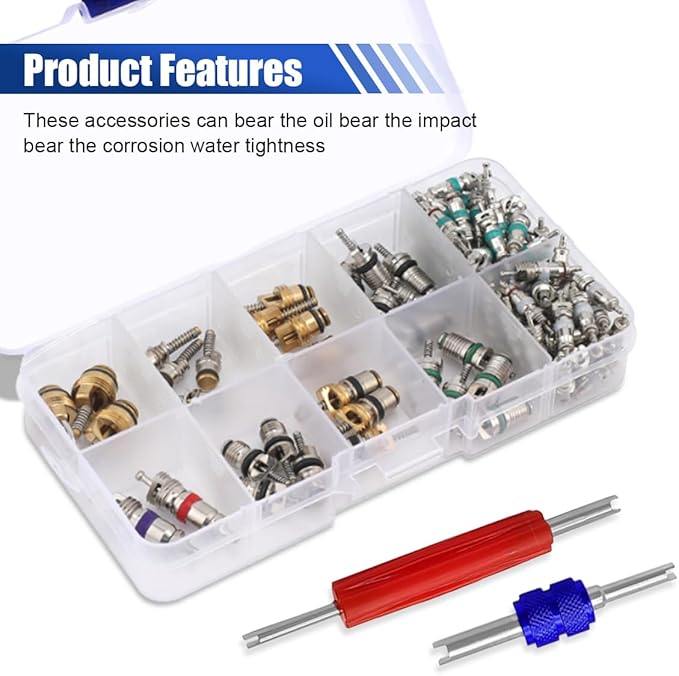 Kit de 102 Piezas para Válvulas de Aire Acondicionado de Auto miniatura 4