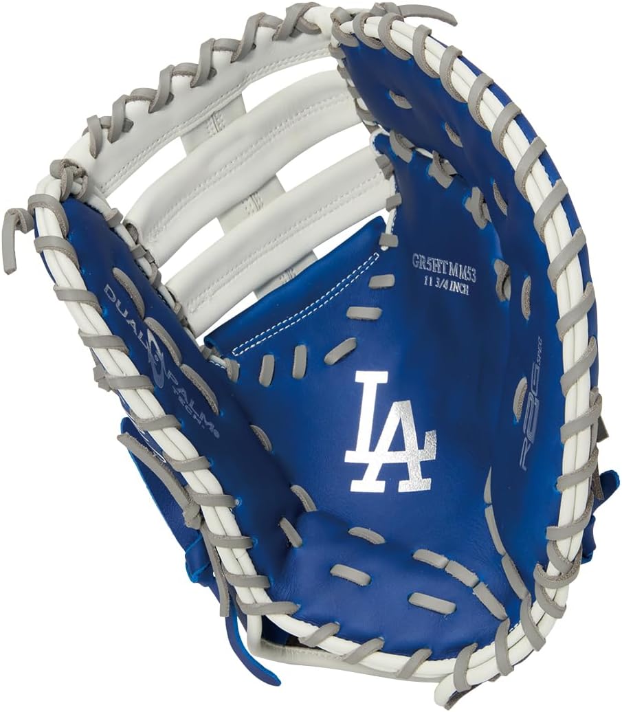 Rawlings Baseball Glove Soft Adult Hyper TECH MLB Team GR5HTMM53 Dodgers [First] Size 11.75 *Right Throw (Left Handed)