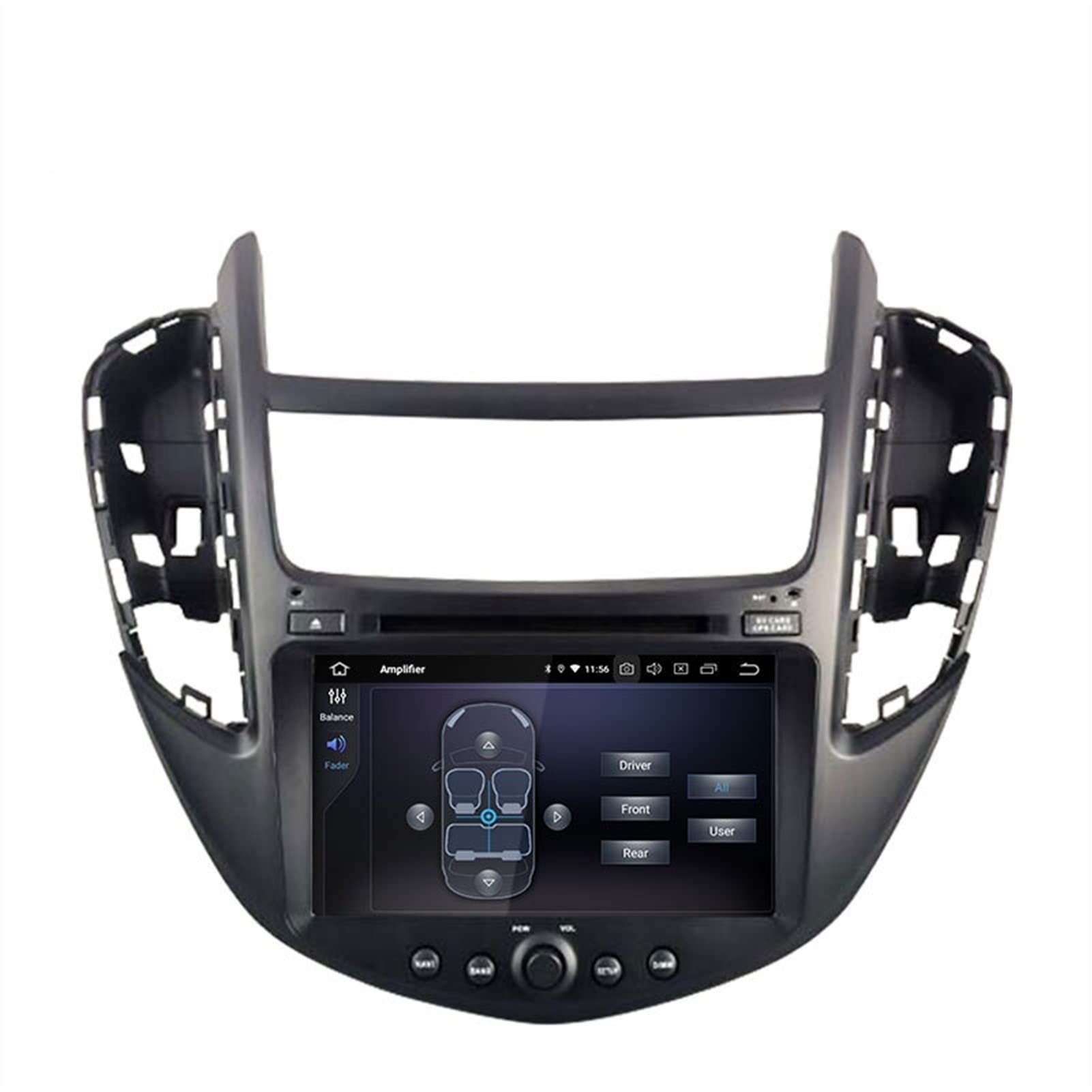 SFUO Android 10. 0 Car DVD Player Multimedia Autoaudio 2 Din Radio GPS Navigation WIFI 4G 64G Fit For CHEVROLET Trax 2013-2019 (Color : WITH DSP)