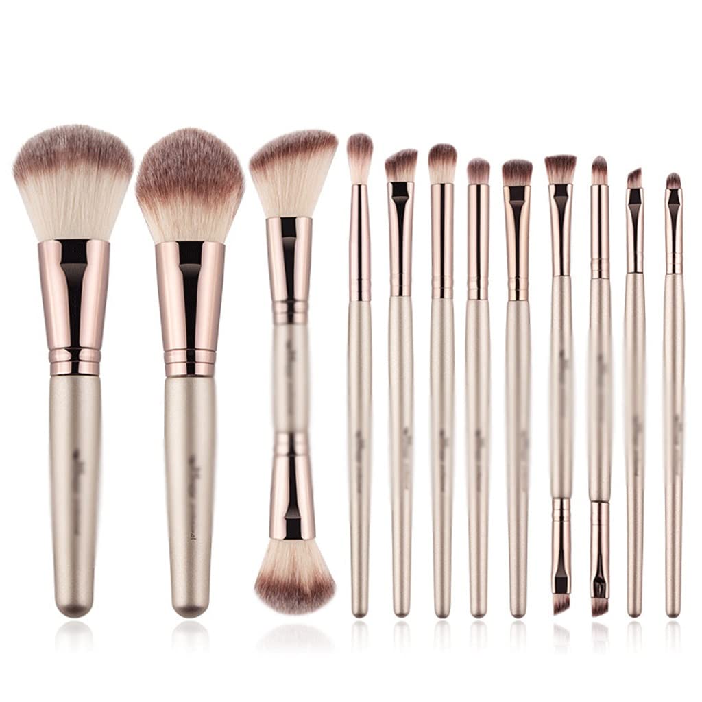 Amazon.co.jp: メイクブラシダブルエンド12個メイクブラシセット