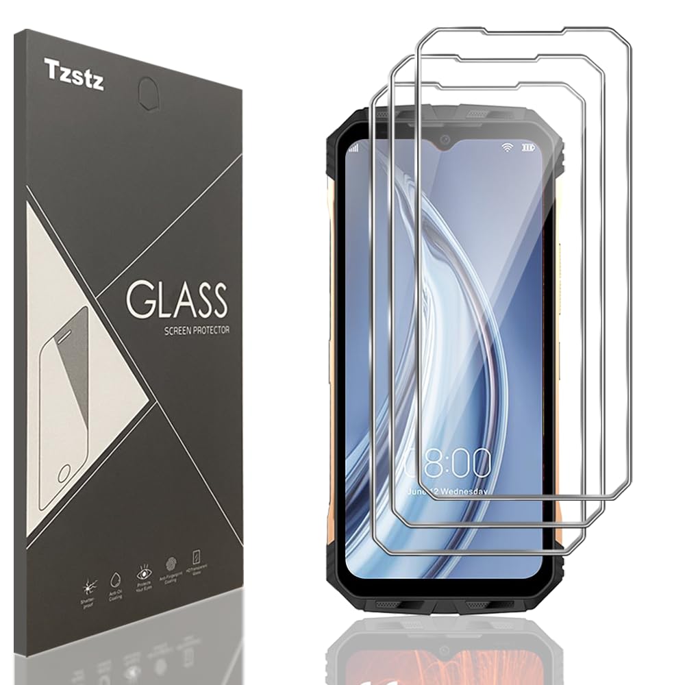 Foryo 3 Pezzi,Vetro Temperato per Doogee S110,Note 10s,Pellicola Protettiva Resistente ai Graffi Ultra-HD,9H Durezza 0.33mm Vetrino