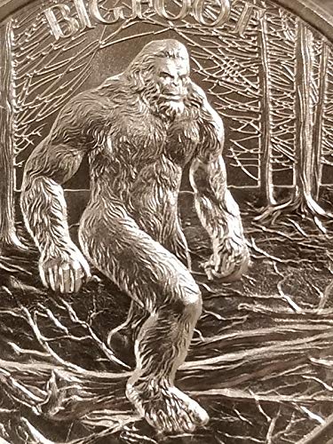 Bigfoot 2 oz .999 Silver Round Sasquatch American Folklore New high Relief Chunk