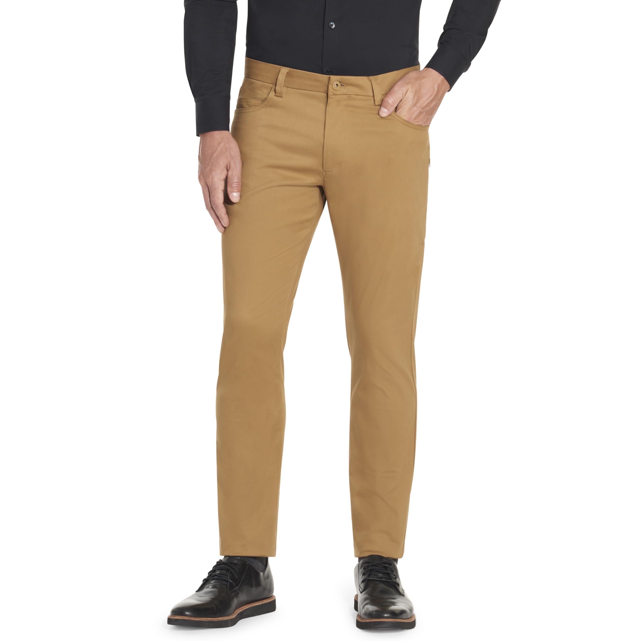Van Heusen Mens Slim Fit Flex Super Soft Tech PantBusiness Casual Pants