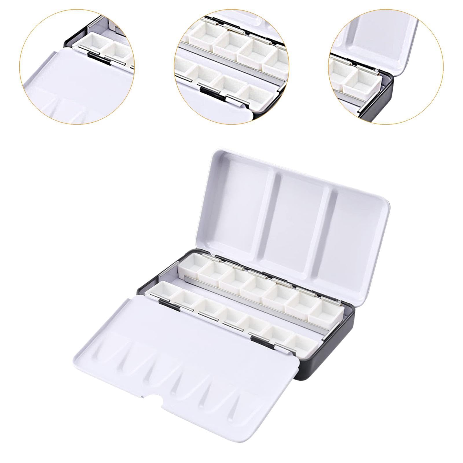 Amazon | DeeRace 水彩パレット 鉄製ボックス コンパクト 水彩絵の具
