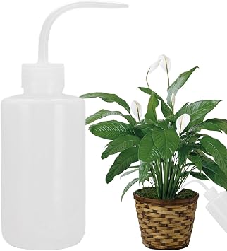 Squeeze Wash Bottle - 7" Lab Dispenser | ABS Watering Container - Precision Leak Proof Nozzle Bottle for Gardening, Fertilizing, Cleaning, Laboratory and Home Plant Care Applications