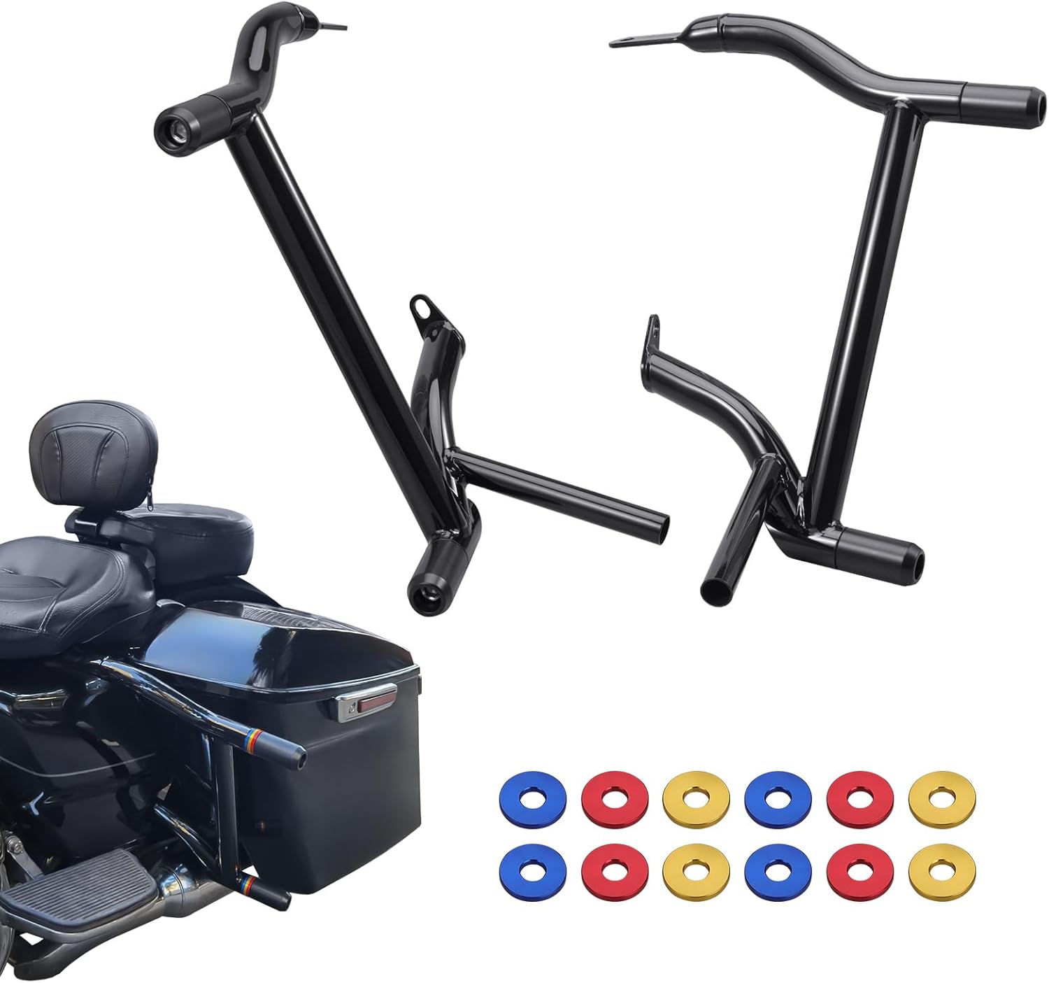 Saddlebag Guard for Harley Davidson Touring Rear Street Glide Road Glide Road King Electra Glide Ultra Limited CVO 2009-2025 Saddle Bag Guards