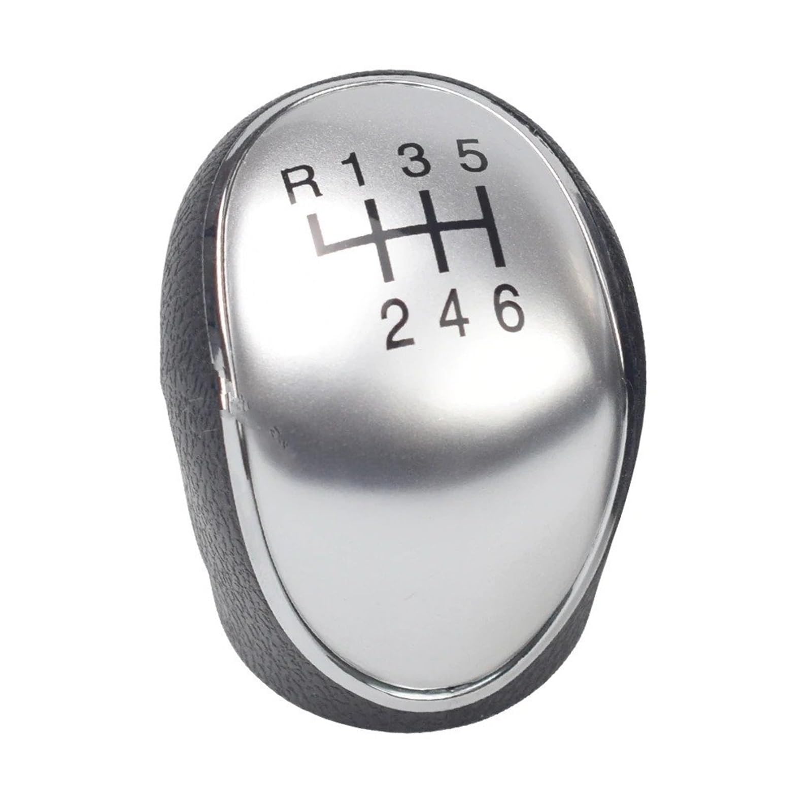 tusgt Knob Manual for Hyundai for IX35 2012-2016 6 Speed Gear Shift Knob Car Auto Manual Shifter Lever Stick Head Handball(Silver 6 Speed)