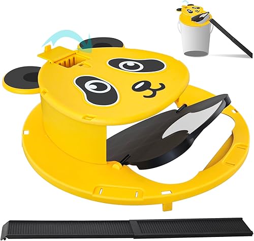 Trampa para ratones, trampa para ratones de reinicio automático, trampas para ratones de 5 galones, uso en interiores y exteriores, herramienta