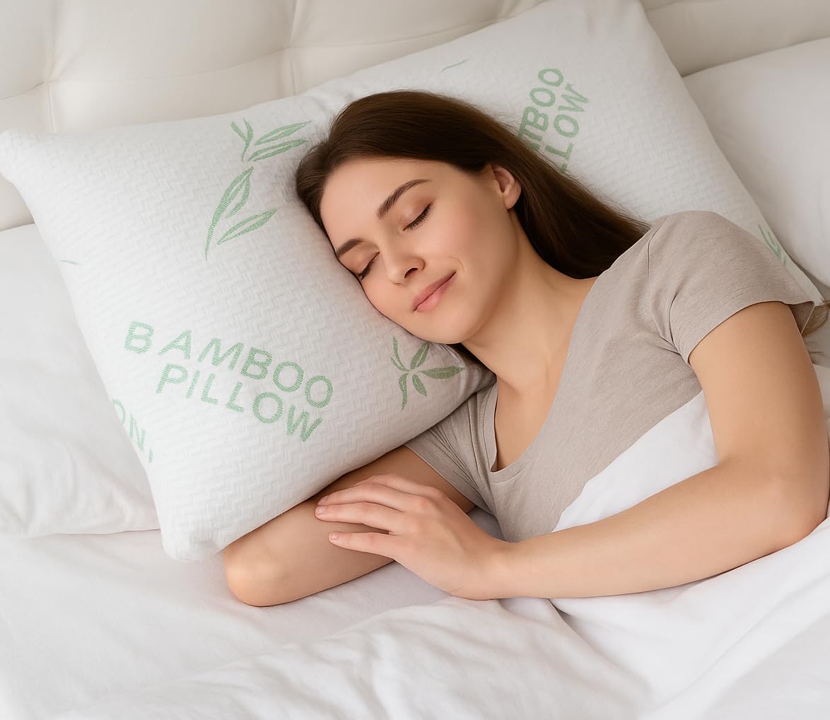 Elif Home Goods Single King Bamboo Pillow