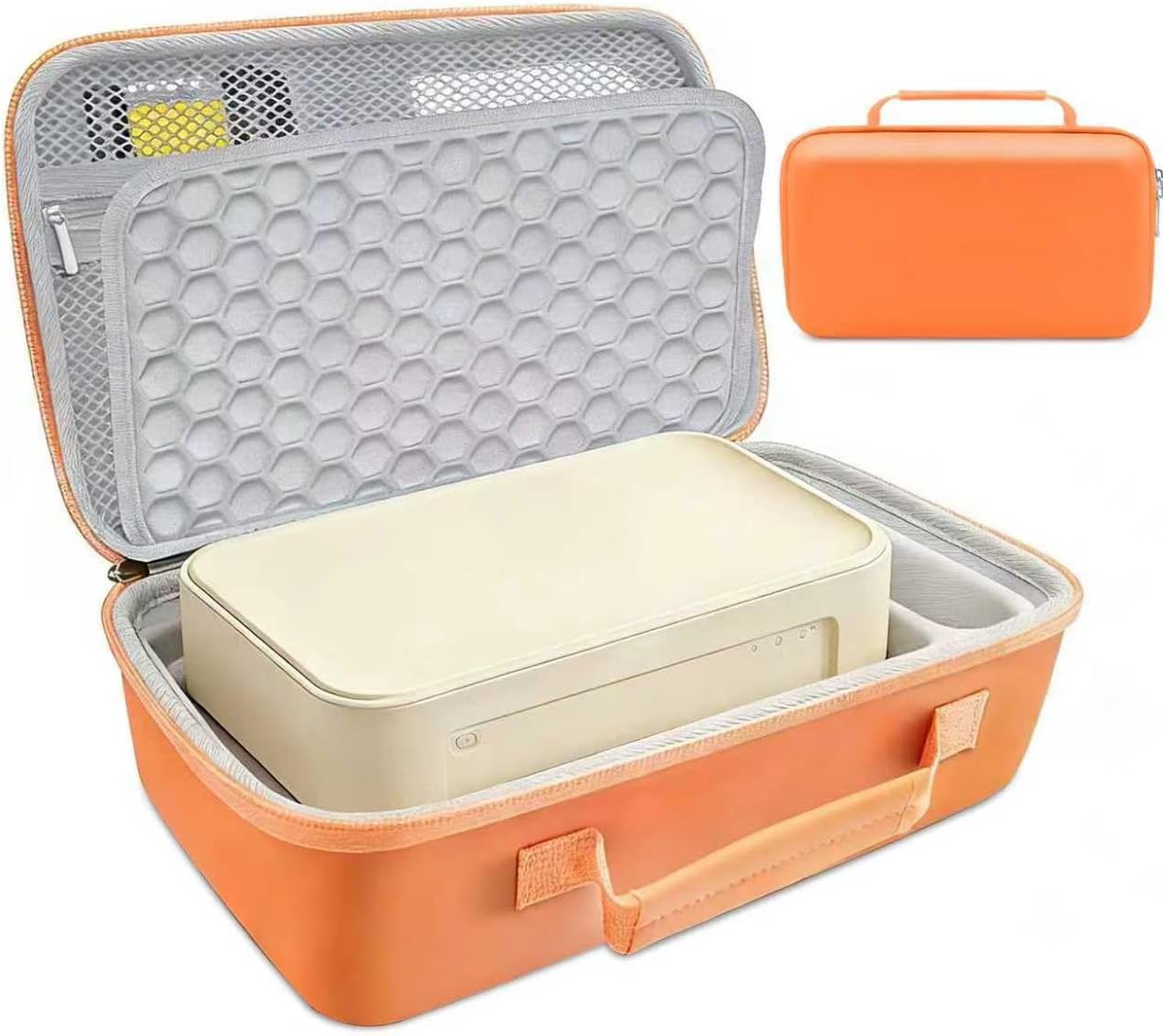 Hard Case Compatible with HPRT CP4100 Photo Printer 4x6 Instant Picture Printer,case only(Orange)