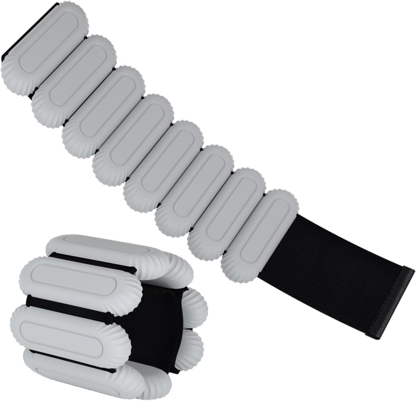 1Pair Wearable Light Weight Bracelets Adjustable for Home Gym Running Travel Wearable Silicone Strap