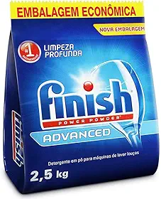 Finish Power Powder Advanced Detergente para Lava Louças em Pó 2,5kg