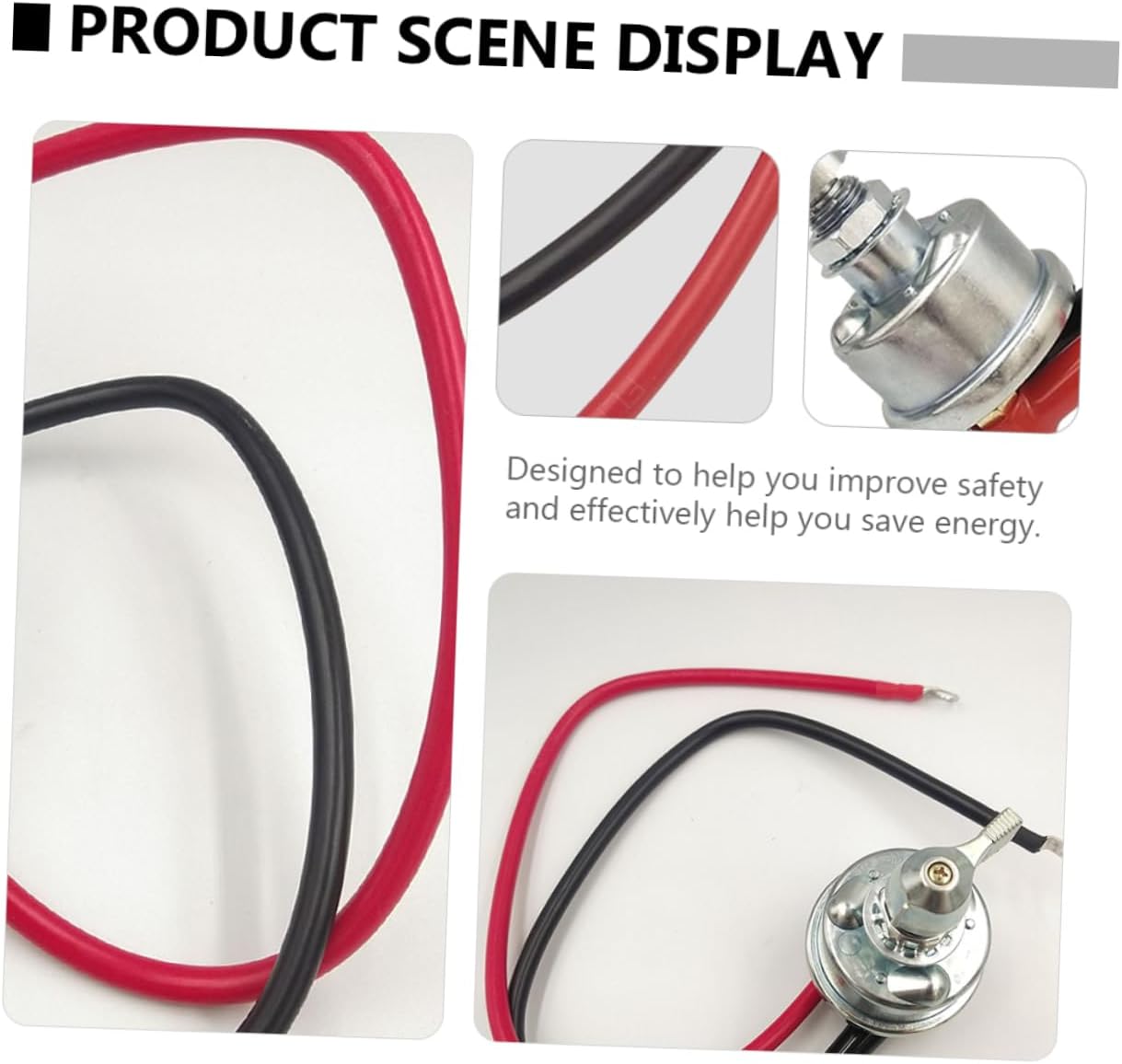 CHILDWEET Battery Cut off Switch for Car Silver Knob Master Disconnect Switch Rv Battery Disconnect High Power