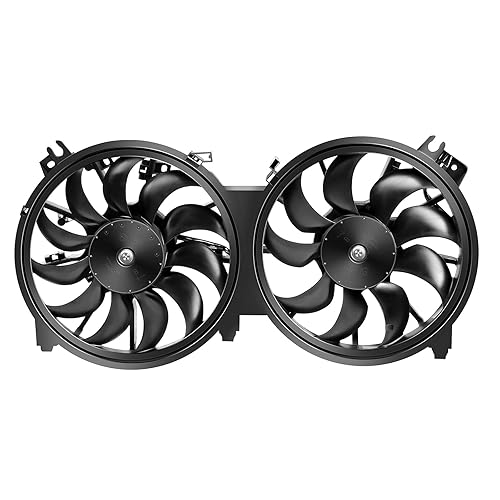 Vista 122 de SCITOO Ventilador de refrigeración del condensador del radiador compatible para Quattro/TT para Passat/Passat CC/Golf/Beetle