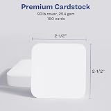 Avery® Clean Edge Inkjet Printable Multipurpose Card, White, 35702 – view 4
