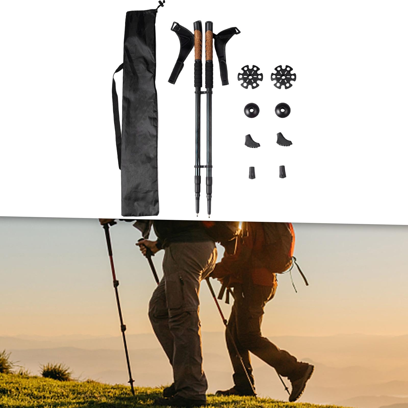 ノルディックウォーキングポール　2本セット ウォーキングポール ウォーキング ノルディックポール 2本1組