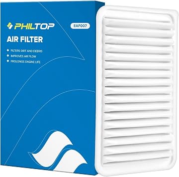 PHILTOP Engine Air Filter, Compatible with CA9360 Toyota Camry 2002-2011, Highlander 2001-2013, Sienna 2004-2010, Solara 2004-2008, Lexus RX350 2007-2009, RX330, ES330, ES300