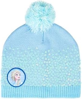 Gorro Pompon Frozen 2 Punto, Azul (Azul 32), One Size (Tamaño del Fabricante:One Size) Unisex Adulto