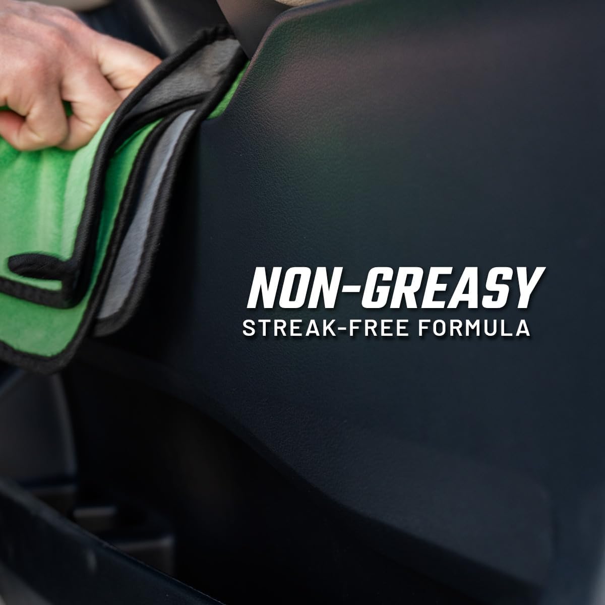 Slick Products Multi-Surface Interior Conditioner – Cleans & Conditions Vinyl, Plastic & Leather – Non-Greasy Car Interior Cleaner & Protectant – Fresh New Car Scent – 128 oz.