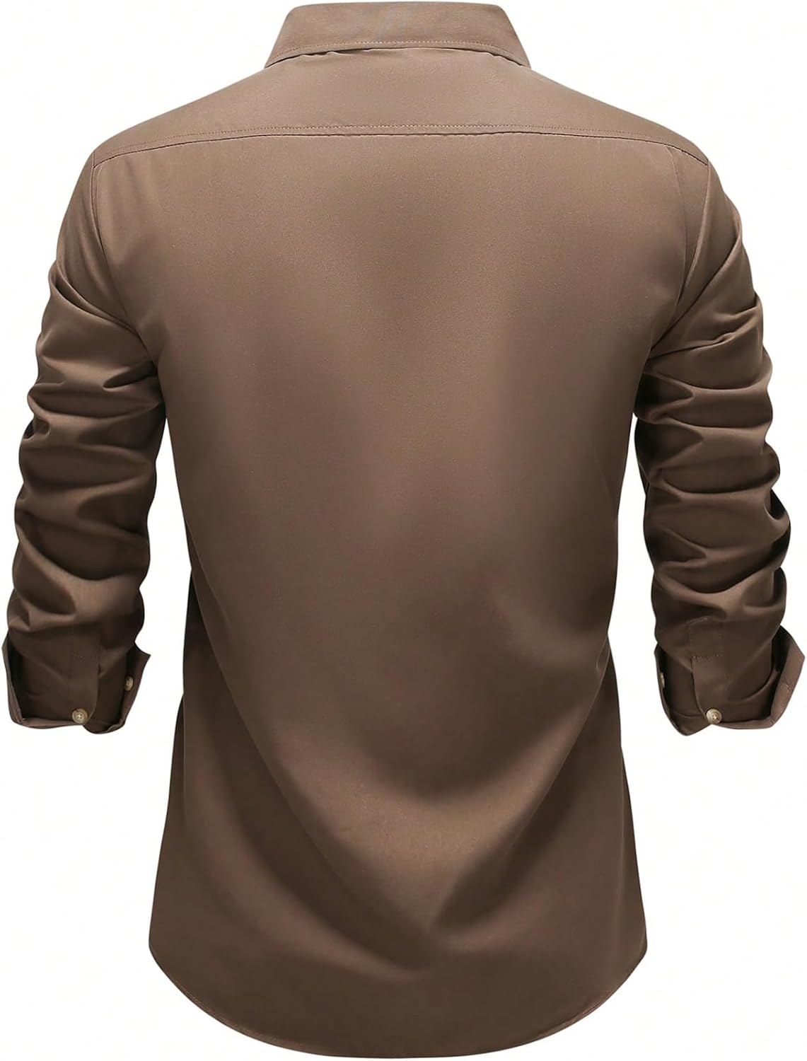 SOLY HUX Men's Long Sleeve Western Shirts Button Down Collared Shirt Top Cowboy Outfits